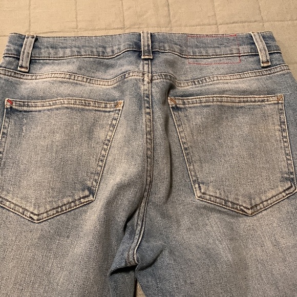 Marine Layer Original Slim in Medium Light Indigo Women Jeans - Picture 7 of 14